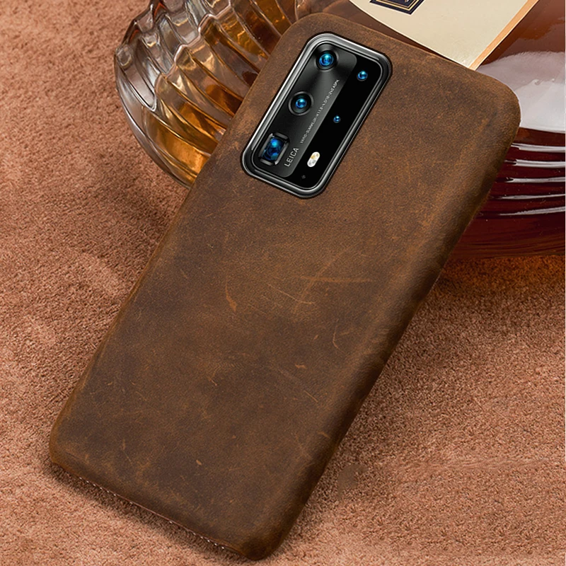 Оригинальный выдвижной кожаный чехол для телефона Huawei P40 Pro Lite P20 P30 mate 40 20 Ретро