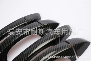 

Door handle cover for golf 7 carbon fiber handle bowl