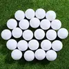 24pcs Plastic Golf Balls Outdoor Sports White PU Foam Golf Ball Indoor Outdoor Practice Golf Balls for Kids Children Golfer