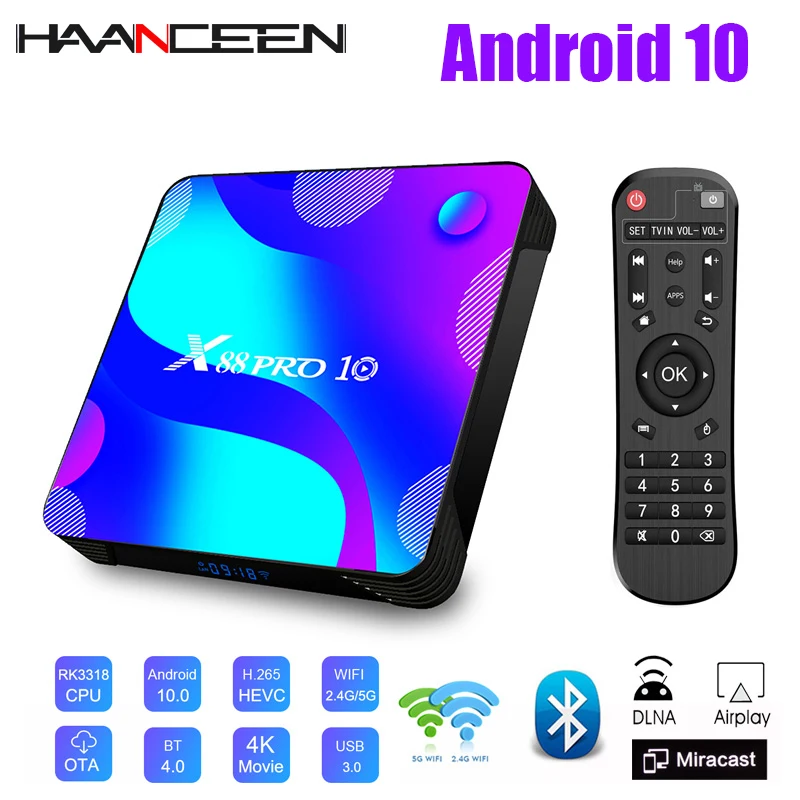 Box TV Android Easytone X88 Pro 10 : Alimentation chargeur compatible  Premium