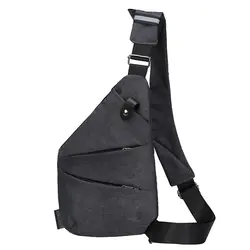 Мужская Спортивная повседневная подставка для телефона с одним плечом мягкая полотняная поясная сумка наплечный рюкзак для путешествий
