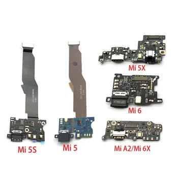 

New For Xiaomi Mi A1 A2 5 Mi5 Mi6 5S Plus Note 2 5X 6X USB Port Charger Dock Plug Connector Charging Board FLex Cable Microphone