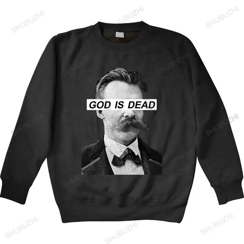 sweatshirts God Is Dead god is dead friedrich nietzsche nihilist nihilism existential existentialist existentialism | Мужская одежда