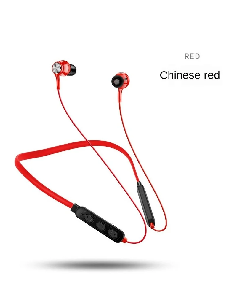 

Magnetic Wireless G03 Bluetooth Headset Neck Hanging Sports Binaural Stereo Running Earphone with Microphone Hands-free Earplugs
