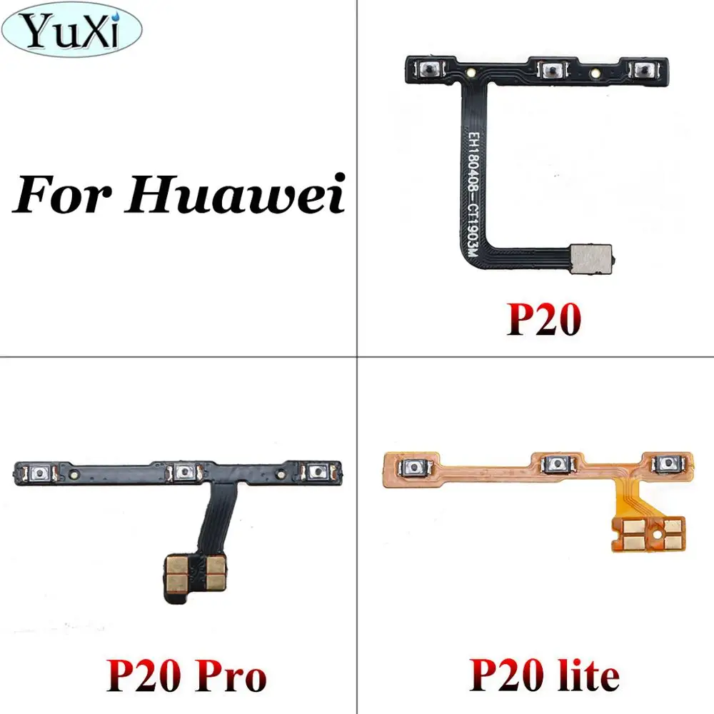YuXi для huawei P20/P20 Pro/P20 lite/nova 3e включение/выключение ключа громкость вверх вниз