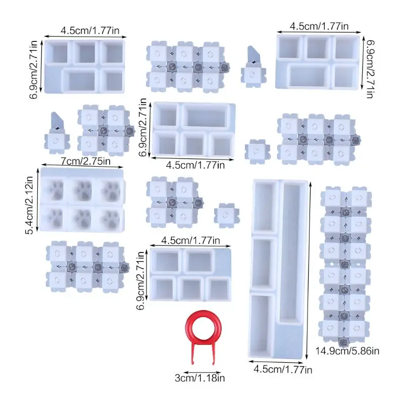 1 Набор ручной DIY Механическая клавишная крышка силиконовая форма УФ кристалл эпоксидные формы ручной работы Инструменты для изготовления