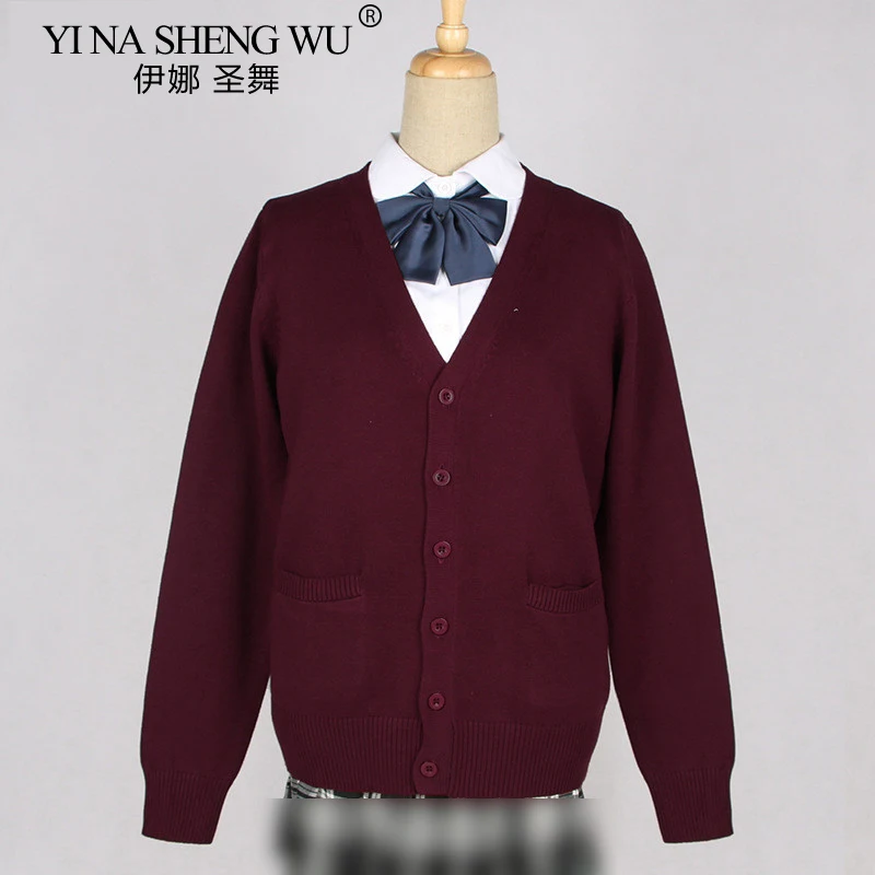 School JK Uniform Sweater Coat Anime Cosplay Costumes For Girls japanese school uniform