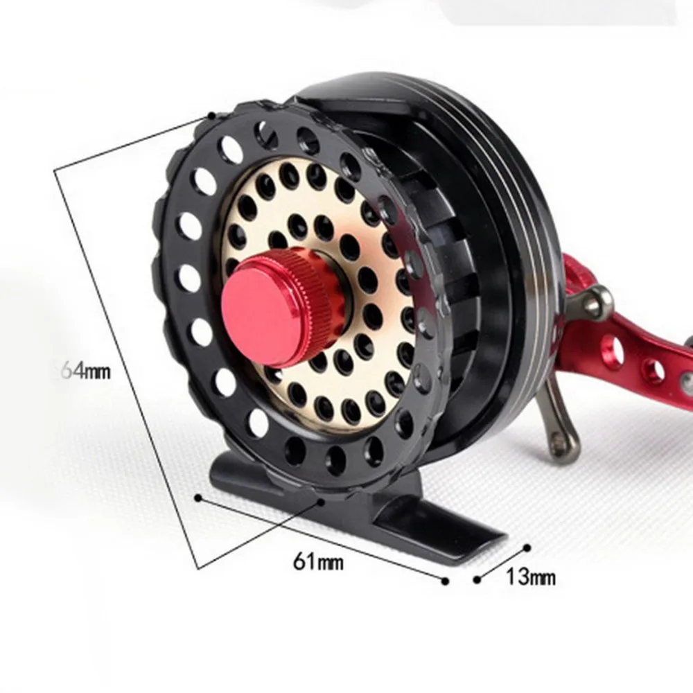 Aluminum Alloy Spool 60 Left/Right Hand Raft Reel Ice Fishing Reel Fly Reel Aluminum Alloy Spool Drop Shipping
