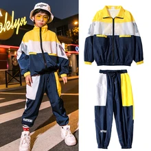 Одежда в стиле хип-хоп для мальчиков; платье для бальных танцев; костюмы для джазовых танцев; одежда для уличных танцев; танцевальные костюмы в стиле хип-хоп; детская одежда для рейва; DQS3699