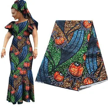 

Africa tissue double-sided printing fashion clothing batik cotton cloth spot AFRIPRIDE WAX 492 100% Cotton sewing fabric