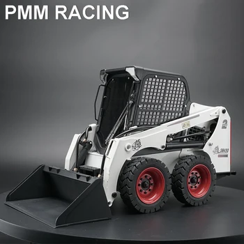 Billig Hohe-qualitÀt Alle Metall Hydraulische Druck Fernbedienung Kompaktlader 1/14 Bobcat SM450 RC Auto