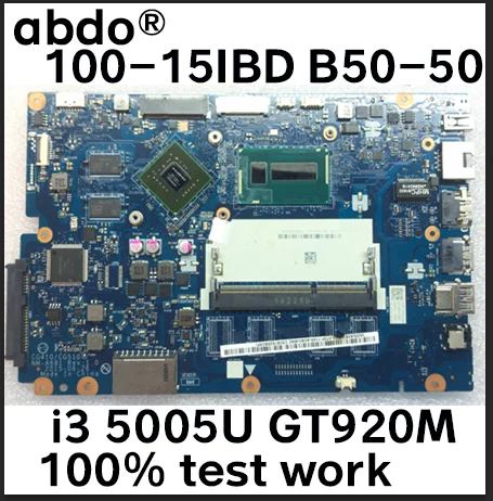 CG410/CG510 NM-A681 подходит для lenovo B50-50 100-15IBD ноутбук материнская плата Процессор i3 5005U GPU GT920M тестовая работа