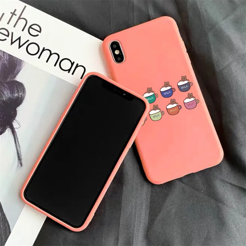 Оранжевый матовый чехол для Xiao mi Red mi Note 8 7 5 6 Pro 8T 7A 8A K20 mi A1 A2 A3 8 Lite 9 SE 9T Pro CC9 CC9e F1 Play TPU