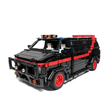 

Building Blocks Compatible MOC-5945 A-Team Van Technic Bricks Toys Birthday Gifts Fit lepining Brick Diy Toy Christmas Gift