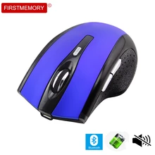 Беспроводная Bluetooth перезаряжаемая мышь эргономичная Бесшумная компьютерная мышь 1600 dpi оптическая Бесшумная USB 3D мышь для ноутбука ПК