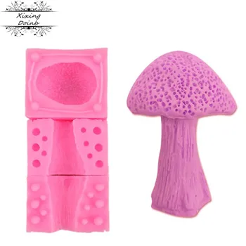 

3D mushroom shaped silicone jelly mold cake decoration tool Candy Chocolate Mold