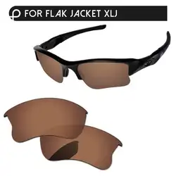 Медь коричневый Поляризованные замена оптические стёкла для Flak куртка XLJ солнцезащитные очки женщин рамки 100% UVA и UVB защиты