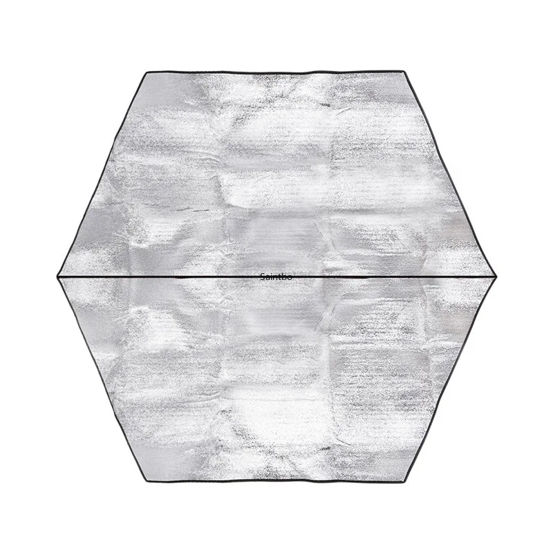 

Outdoor Hexagonal Tent Standard Double-sided Aluminum Film Waterproof and Heat-insulating Picnic Mat Camping Equipment