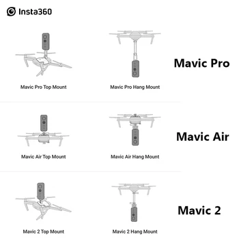 

Insta360 ONE X & ONE Mavic Pro Drone Hang mount top mount Mavic Air Mavic 2 Bundle For Insta360 ONE X and ONE