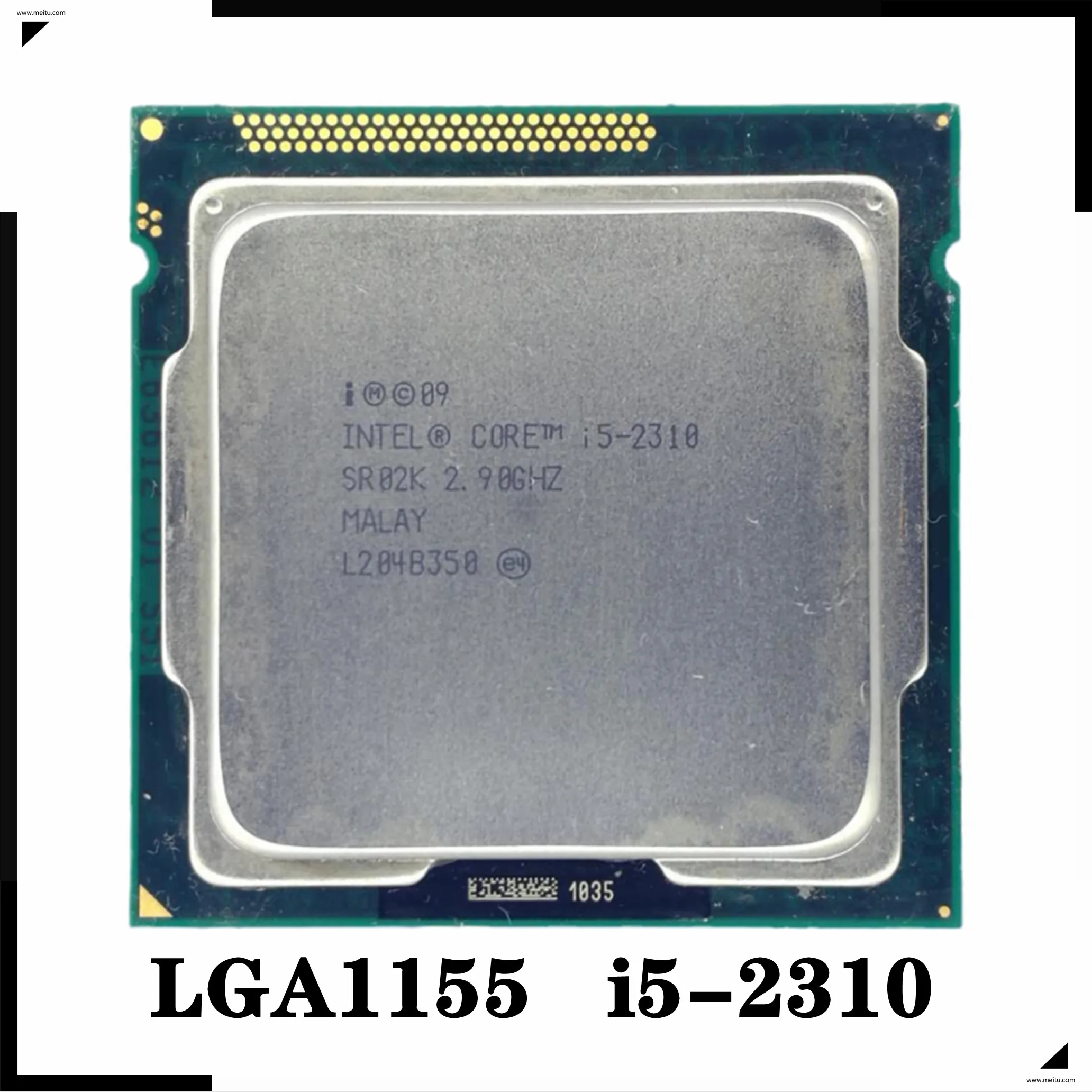 Десктопный процессор i5 2310 i5-2310 четырехъядерный 2 9 ГГц 6 Мб разъем 1155 ЦПУ SR02K