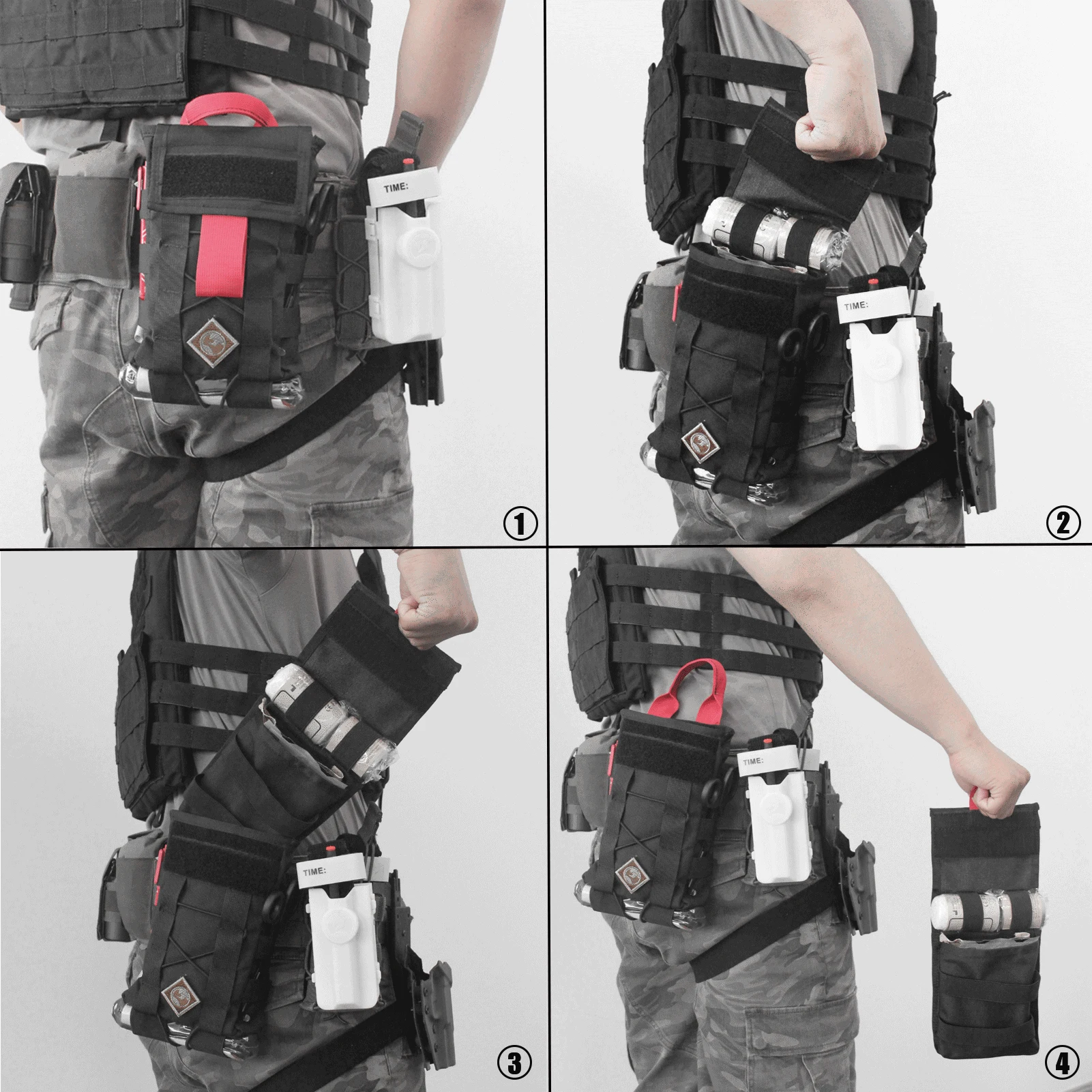Rhino IFAK Medical Pouch First Aid Kit Survival outdoor emergency kit for Camping Medical Kit