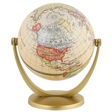 Вращающийся на 360 градусов мир Глобус земля античный домашний офисный Рабочий стол Декор география образовательные школьные принадлежности для детей обучающий подарок