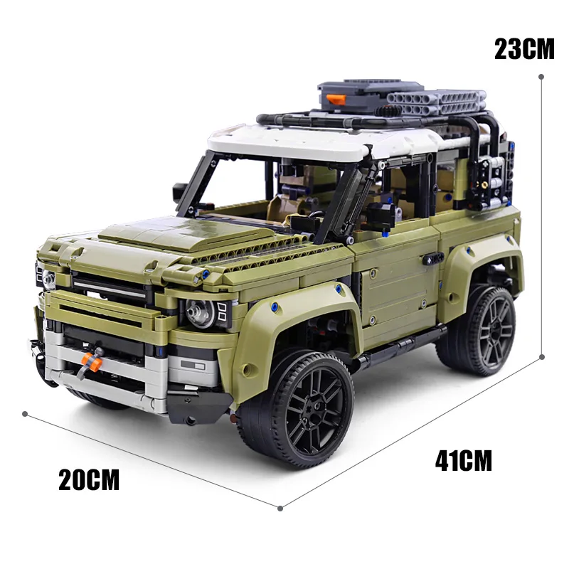 Technic Автомобильная игрушка совместимая 93018 Land Rover Defender набор Сборная модель