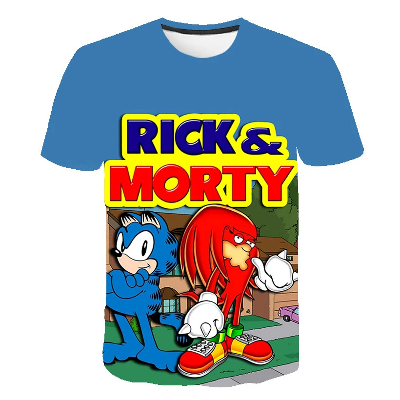 Футболка Rick and Morty By Jm2 Art 3D мужская футболка Летняя футболка Аниме футболки с короткими рукавами и круглым вырезом Прямая поставка - Цвет: picture color
