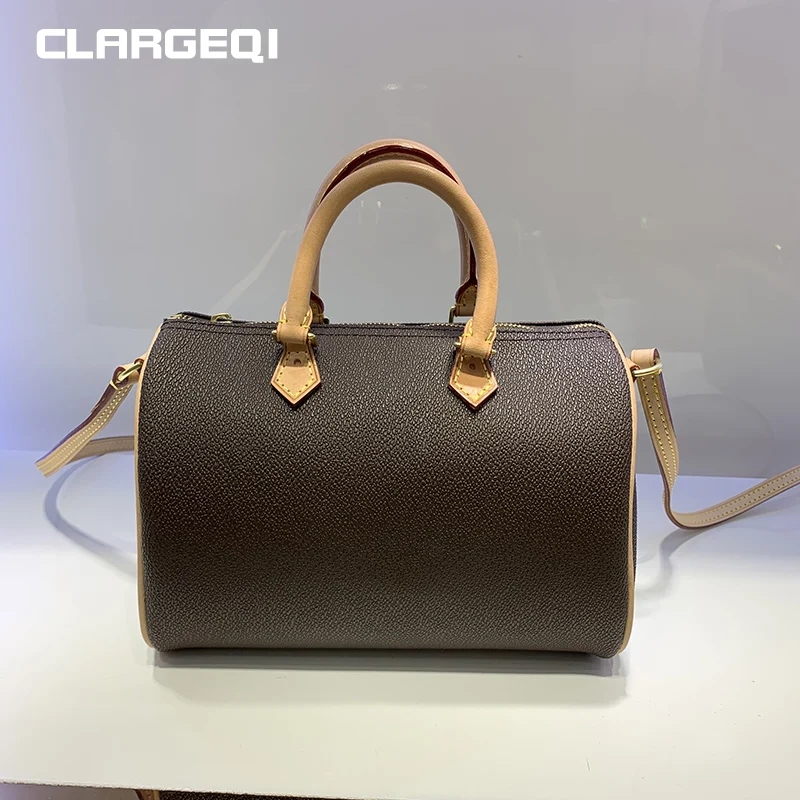 Брендовая сумка Speedy модные женские сумки из натуральной кожи хорошего качества класса люкс; каблук 16 см 20 см 25 см 30 см 35 см подушка сумка Speedy тоде кошелек