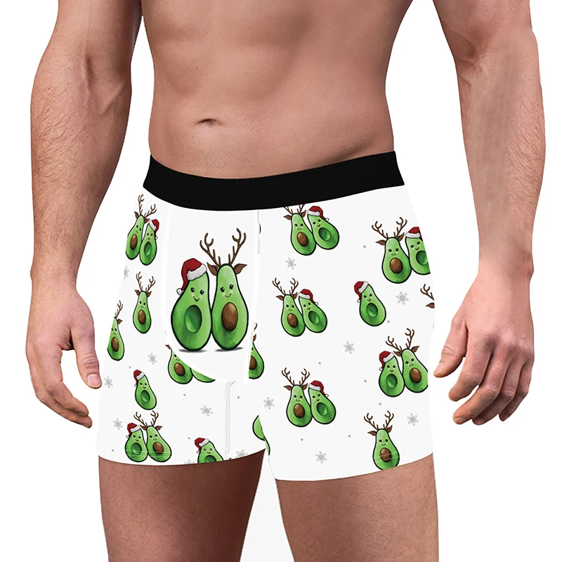 men's underwear styles Muyogrt Christmas Mens Underwear Boxer 2022 Spandex Homme Print 3D Boxershorts Boxers Panties Male Underpants Plus Size cool boxers