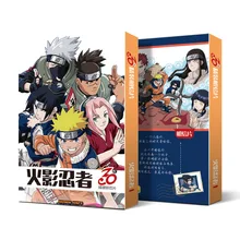 30 шт аниме-открытки Наруто открытка поздравительная открытка с сообщением Рождественский подарок игрушки для детей