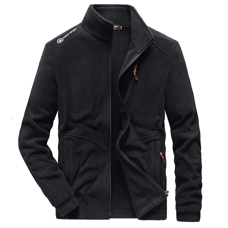 Men Outdoor Casual Jacket 2023 Spring Autumn New Fleece Warm Jacket Coat Men Brand Pocket Outwear Soft Shell Military Jacket Men