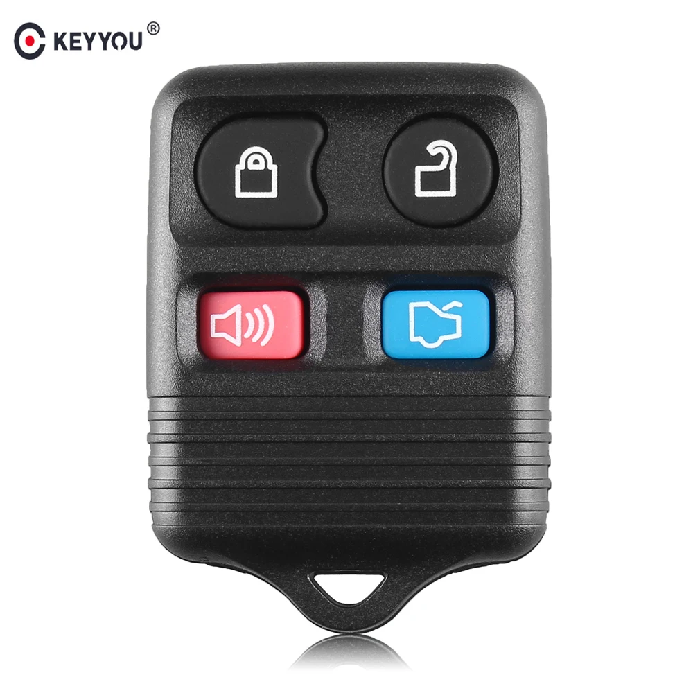 

KEYYOU 315MHz 4 Buttons Replacement Remote Control Key for Ford Focus Complete Escape Mustang Thunderbird Lincoln Town