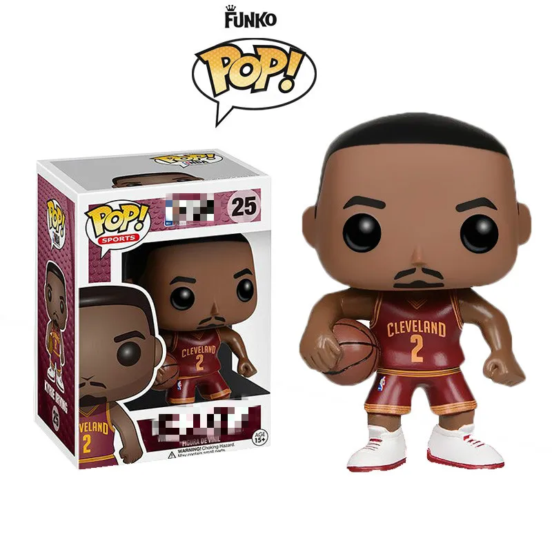 FUNKO POP Basketball All-Star Майкл Джордан Джеймс Коби Стивен Карри Кайри Ирвинг Джон настенная экшн-картина для фанатов модель игрушки - Цвет: 25withbox