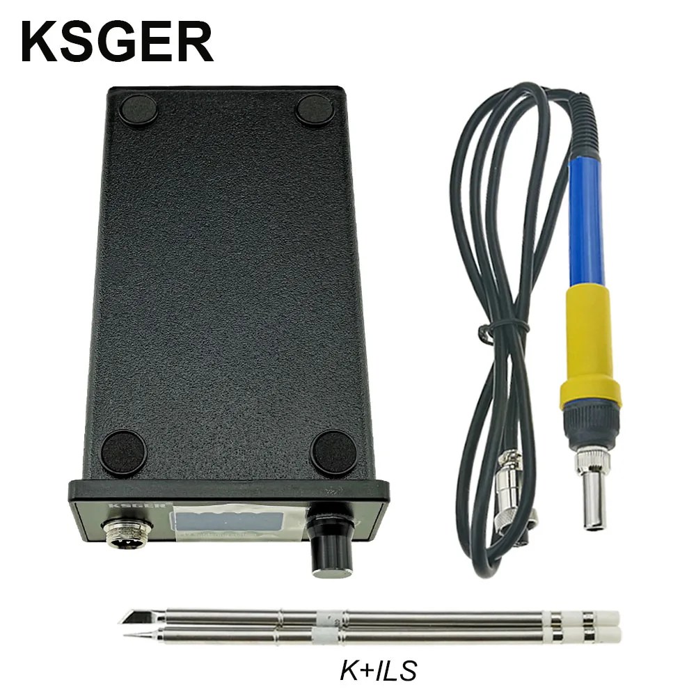 KSGER STM32 V3.1S T12 паяльная станция OLED DIY алюминиевый сплав FX9501 ручка электрические инструменты быстрый нагрев T12 железные наконечники 8s банки - Цвет: Sets 3