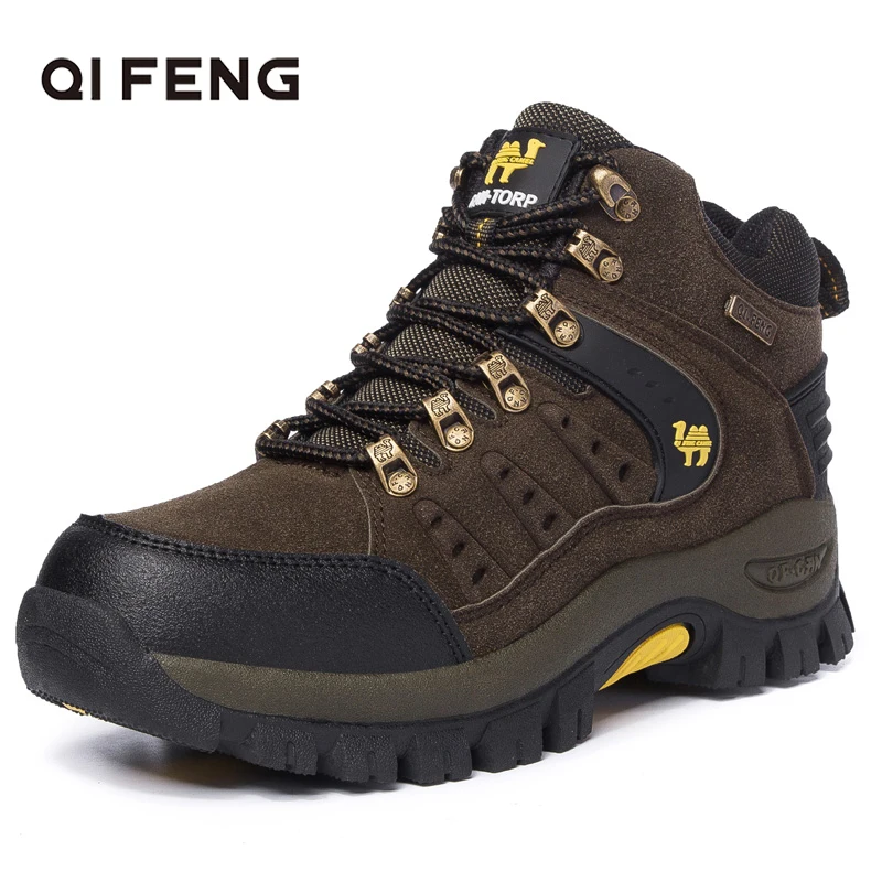 Kopen 2019 Koppels Outdoor Mountain Desert Klimmen schoenen. Mannen Vrouwen Enkel Wandelen Laarzen, Plus Size Fashion Klassieke Trekking Schoenen