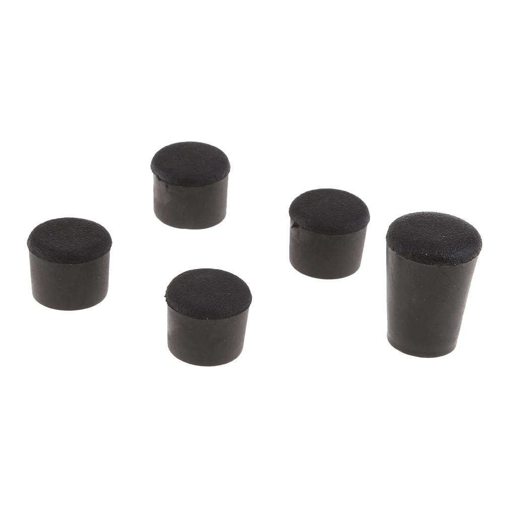 Black Motorcycle Rubber Fairing Frame Plugs Set Kit for Suzuki GSXR1000 K5 (2005-2006)