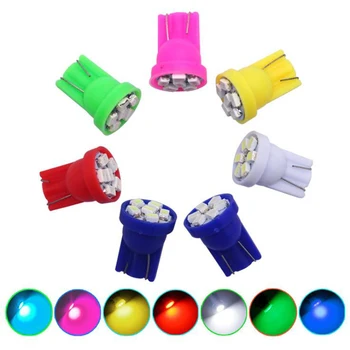 

T10 1206 6SMD Car Dome Light 6 LED Bulbs Auto Reading Lights DC 12V Car Door Lights License Plate Lamp Super Bright