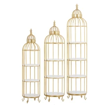 Европа клетка Гостиная железа искусство полка дорожный многоэтажных угловой горшок рамка Мрамор стойка для цветов