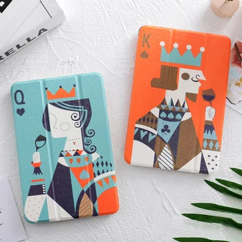 

Tablet Case for iPad Air 2 3 1 Trifold Stand PU Leather Case Cover for New iPad 9.7 5th 6th 7th 10.2 Generation 2017 2018 mini 5