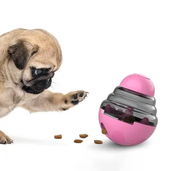 

Dog Educational Toy Tumbler Leaking Food Swing Ball For Puppy Kitten Cat Treatment Ball Brain Game Tools Leaked Swing Supplies