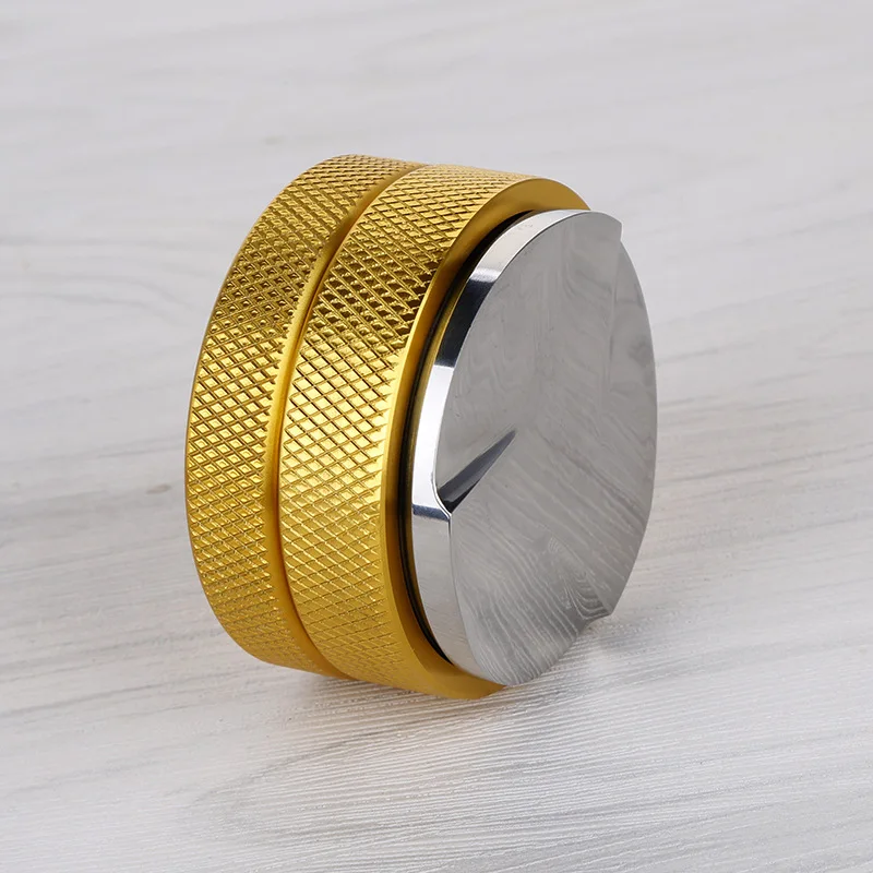 

Top Selling 51mm 58mm Stainless Steel Coffee Tamper Leveler Tool Three Angled Slopescoffee powder hammer Kitchen Accessories
