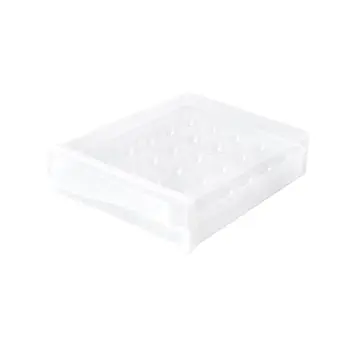 

Kitchen Refrigerator Storage Box Egg Storage Box Rectangular Transparent Compartment Box With Lid Egg Box
