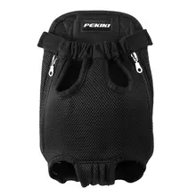 PEKIKI сетчатый Рюкзак-переноска для собак супер дышащая прочная сумка для домашних животных Регулируемая сумка на плечо для щенков дорожная сумка для маленьких собак кошек