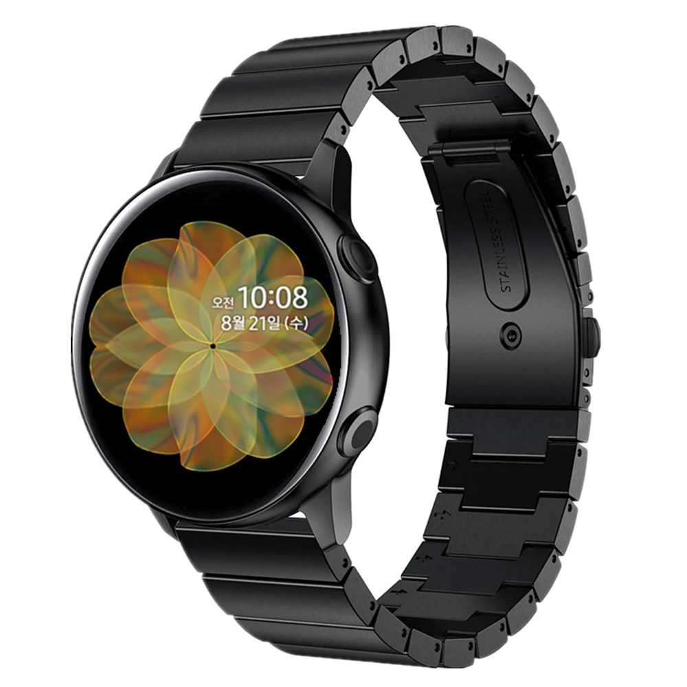 Ремешок для часов galaxy watch active 2 40 мм 44 20 22 из нержавеющей стали samsung Galaxy Watch 46 мм/gear s3