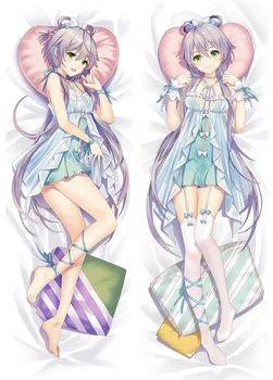 

Anime VOCALOID Luo Tianyi pillow case Anime sexy girl body throw pillow cover case Otaku Hugging Body Gifts