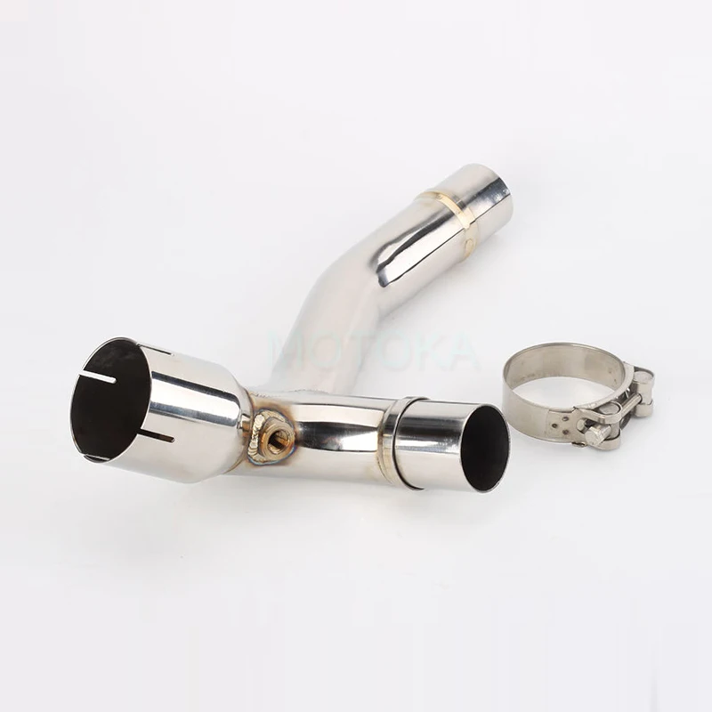 

For Suzuki GSXR1000 K9 Motorcycle Full Exhaust System 2009-2011 Stainless Steel Middle Link Pipe Slip-on Joint