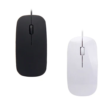 

Slim Solid Computer Mouse 1600 DPI USB Optical Wired Computer Mouse 2.4GHz Super Slim Mouse For PC Laptop