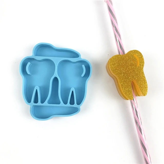 Straw Topper Resin Mold Silicone Straw Topper Molds with Duck