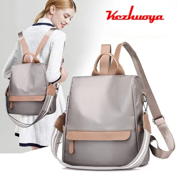 

Rivet Backpack Female Womens Black And White Backp Korean Women'S Backpack Star Fashion